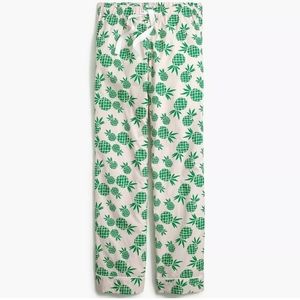 J.Crew Pink Pineapple Pajama Pants NWT Small